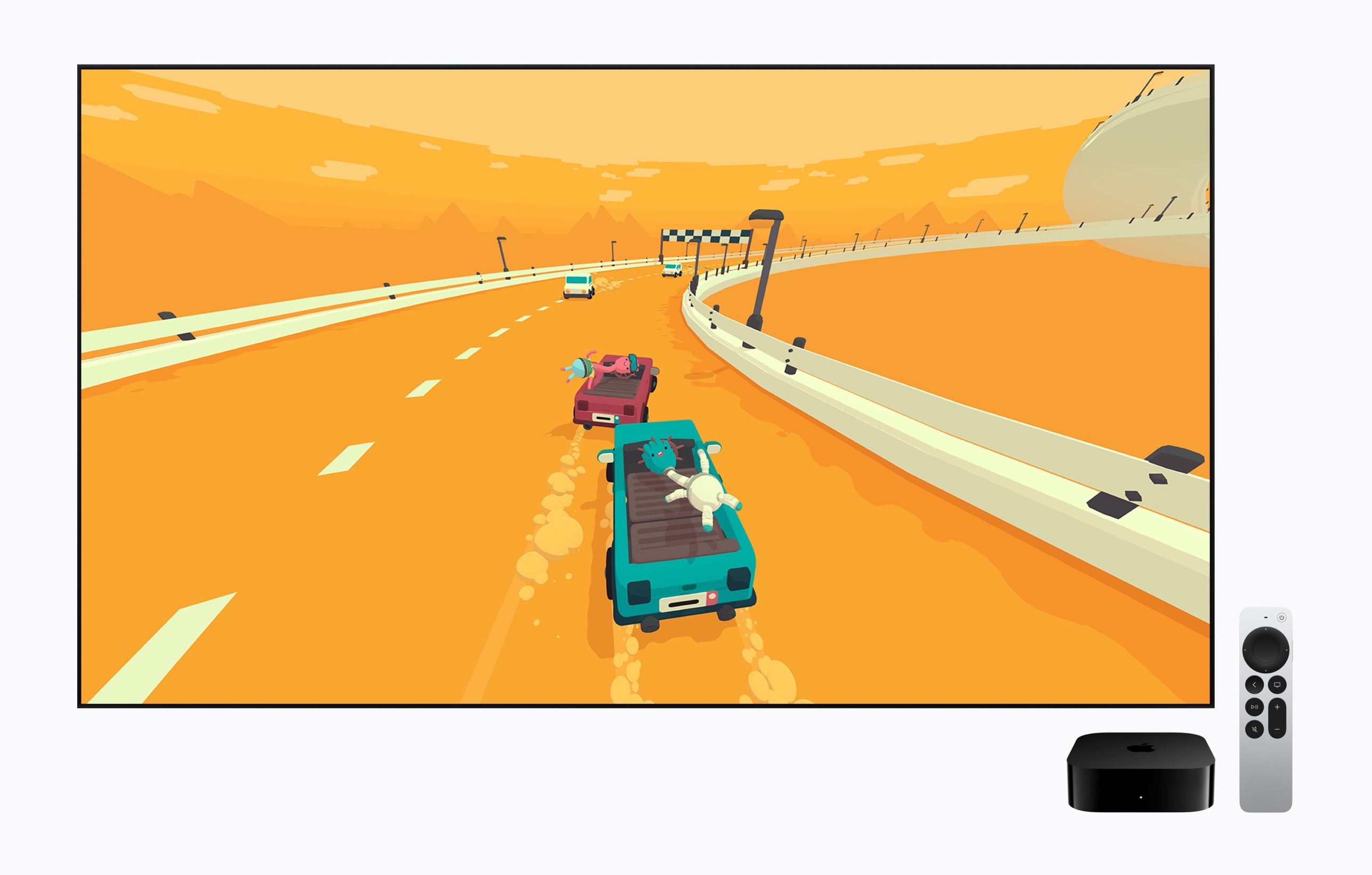ชิป A19 ใน Apple TV 4K ใหม่มอบประสิทธิภาพ CPU ที่เร็วขึ้นสูงสุด 50% และ GPU เร็วขึ้นสูงสุด 2 เท่าเมื่อเทียบกับรุ่นก่อนหน้า ตอบสนองไวขึ้น เลื่อนดูเร็วขึ้น แอนิเมชันลื่นไหลขึ้น และยังมาพร้อมตัวถอดรหัส AV1 เฉพาะตัว ช่วยให้สตรีมคุณภาพสูงได้มีประสิทธิภาพขึ้นโดยใช้แบนด์วิดท์น้อยลง