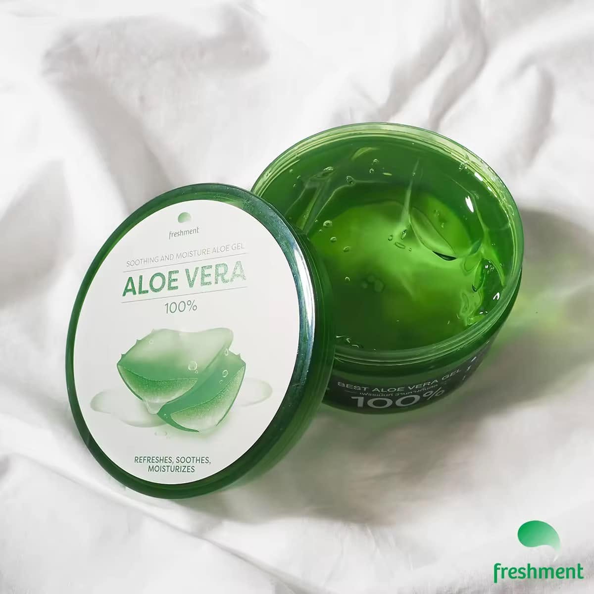 มาส์กหน้า Aloe Vera Gel คลายร้อนหน้าร้อน รูปที่ 1