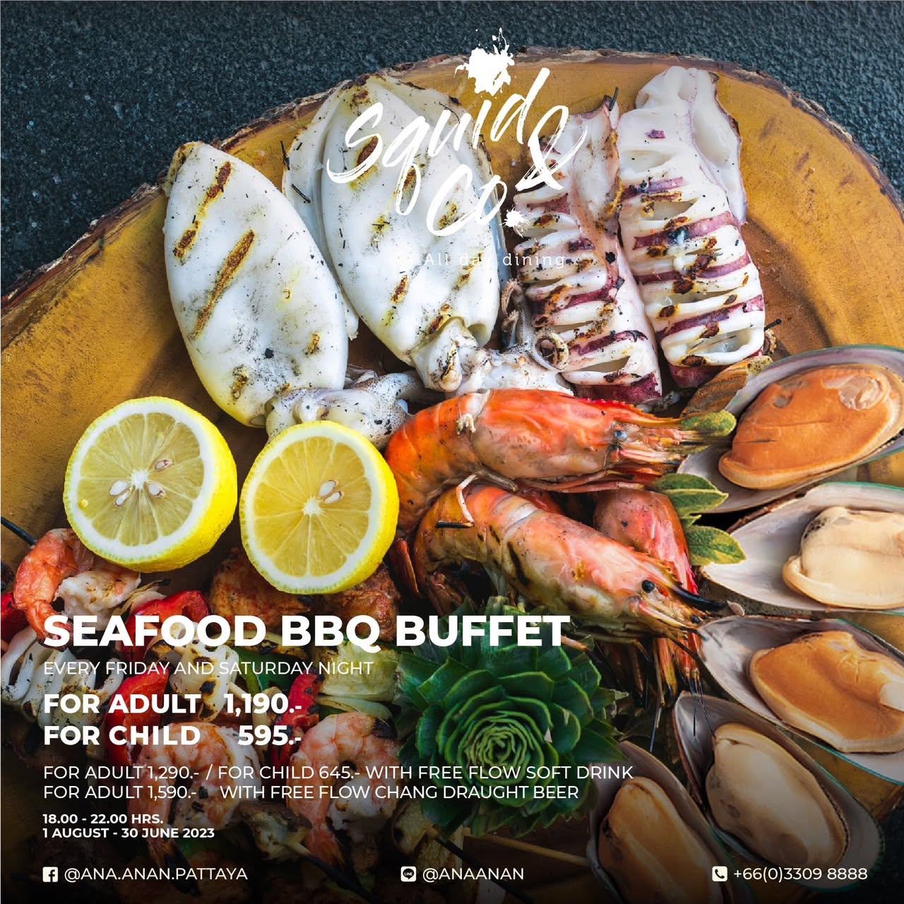 Seafood BBQ Buffet ANA ANAN Resort & Villas พัทยา รูปที่ 2