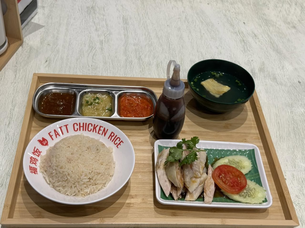 Fattchicken Rice ข้าวมันไก่สิงคโปร์ 3 น้ำจิ้ม รูปที่ 2