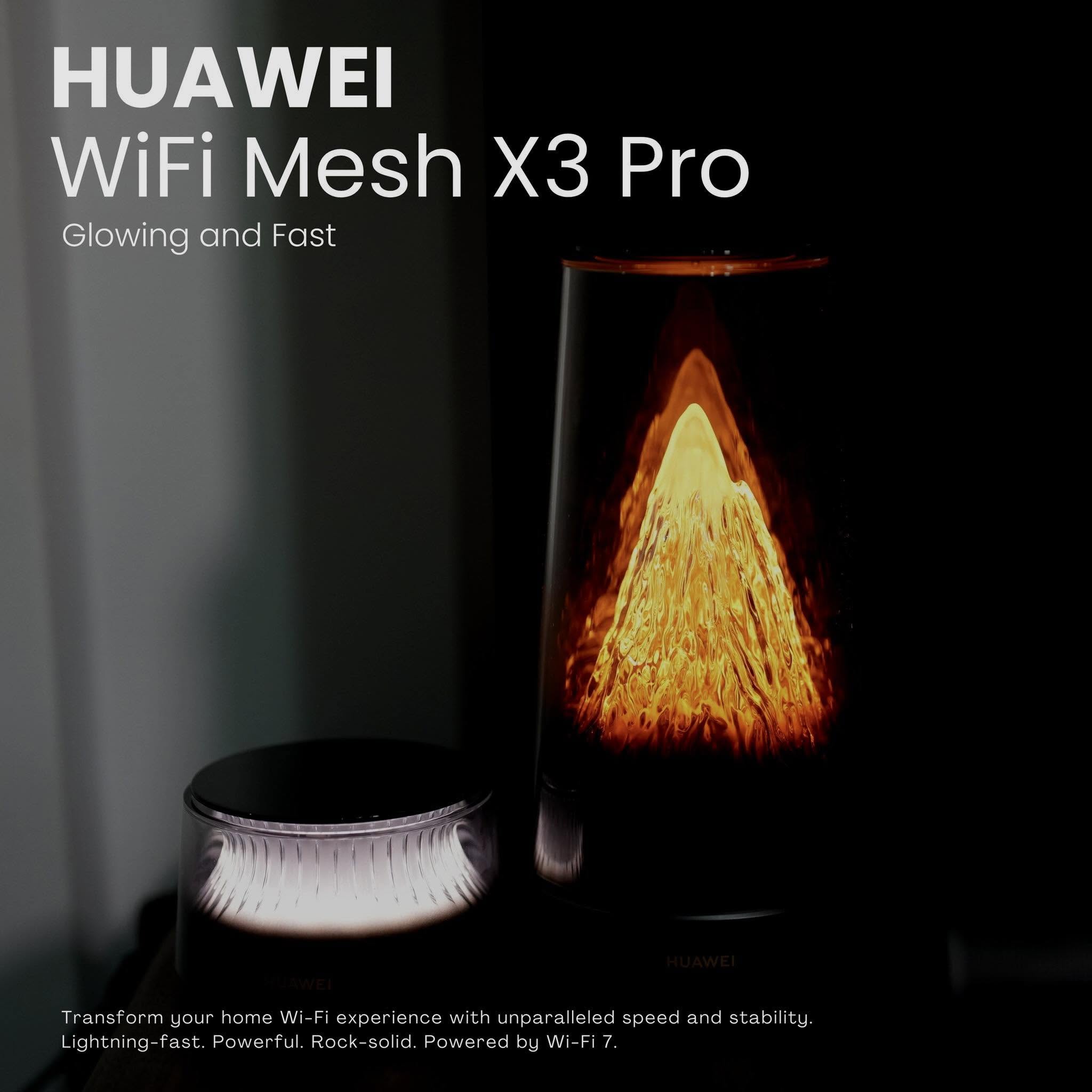 HUAWEI WiFi Mesh X3 Pro จบยุคสัญญาณกระตุกด้วย Wi-Fi 7 ตัวจริง