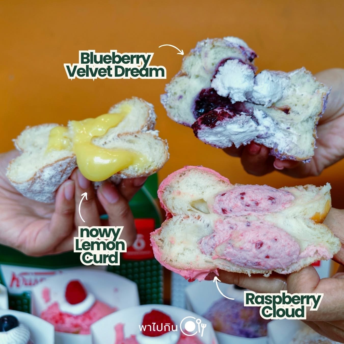 Krispy Kreme FRUITE'LLE Artisan Berry Collection โดนัทบอมโบโลนีเบอร์รี รูปที่ 2