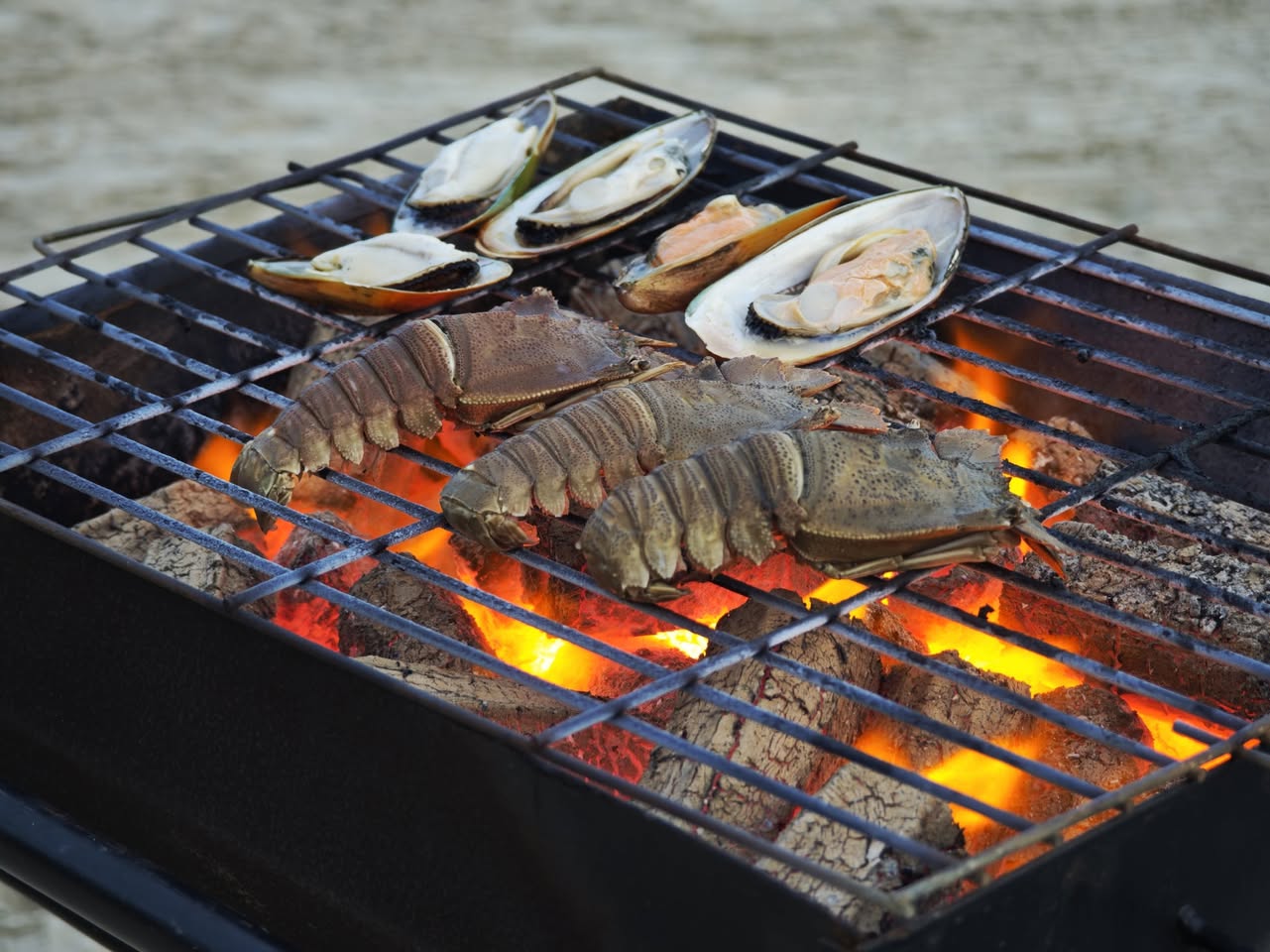 Rayong Marriott ชุด Seafood ย่างเองที่โต๊ะ