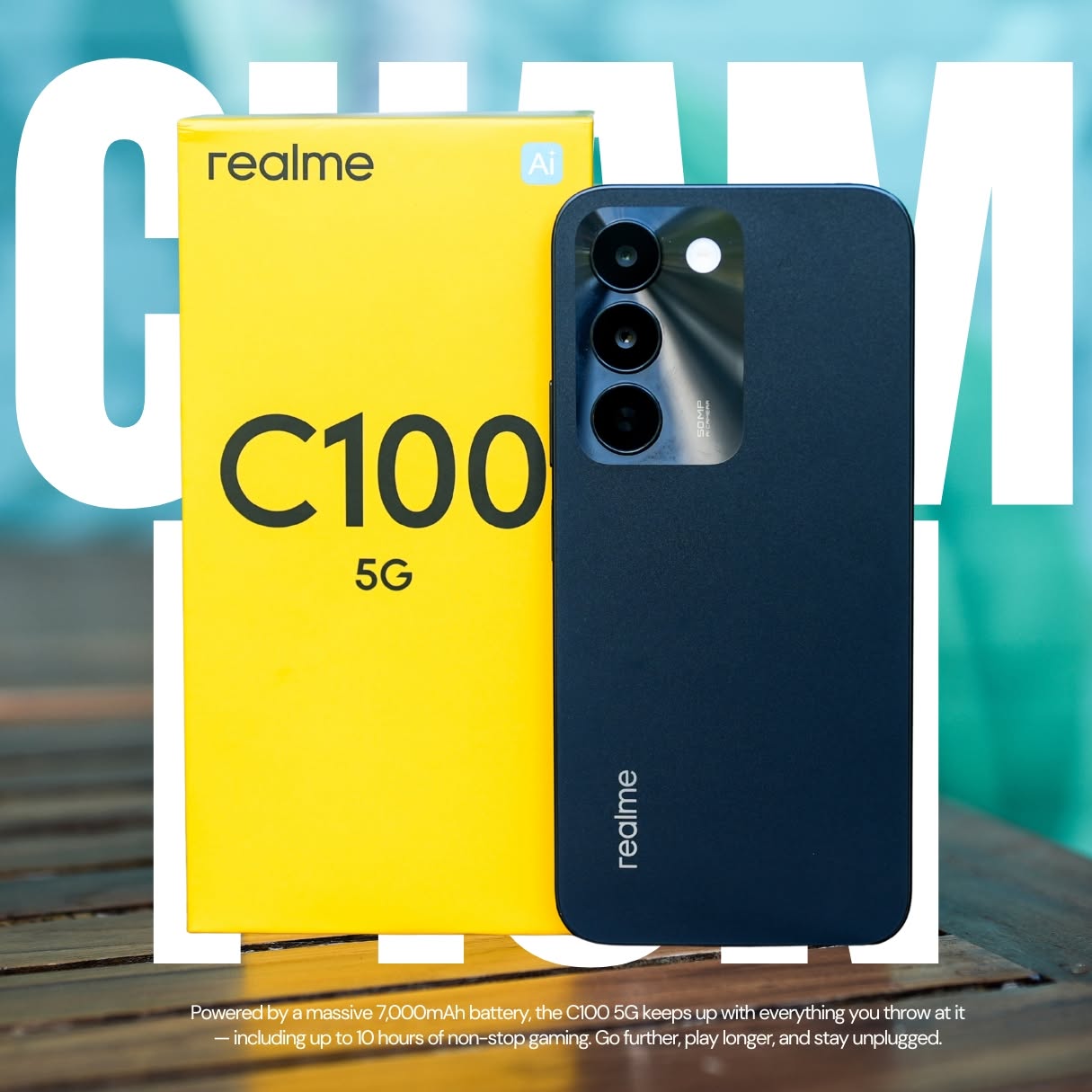 realme C100 5G บางเบา แบตอึด 7000mAh AI ครบเว่อร์