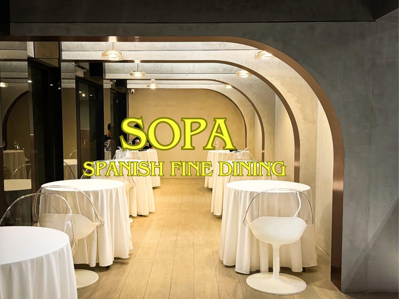 SOPA Fine Dining อาหารสเปน 9 คอร์ส บางพลัด